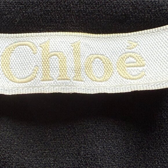 Incredible Chloe draped silk bodysuit top, worn once, XS - Picture 5 of 13